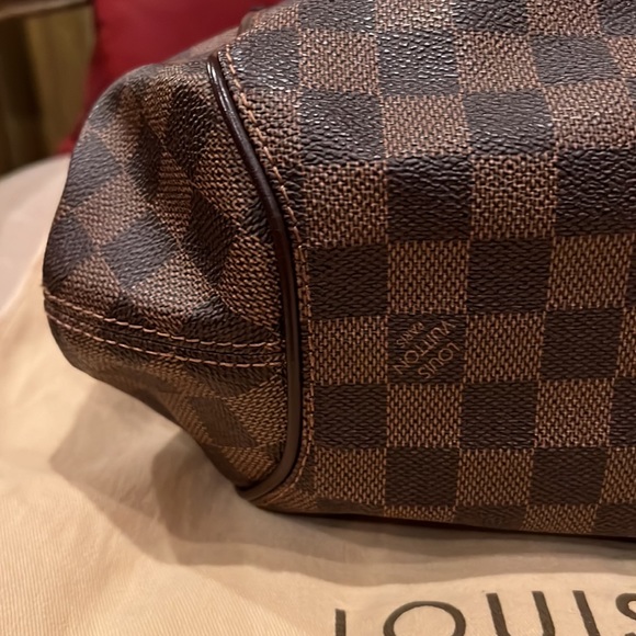 Louis Vuitton Authentic Damier SISTINA PM Shoulder Bag Like New - Picture 8 of 17